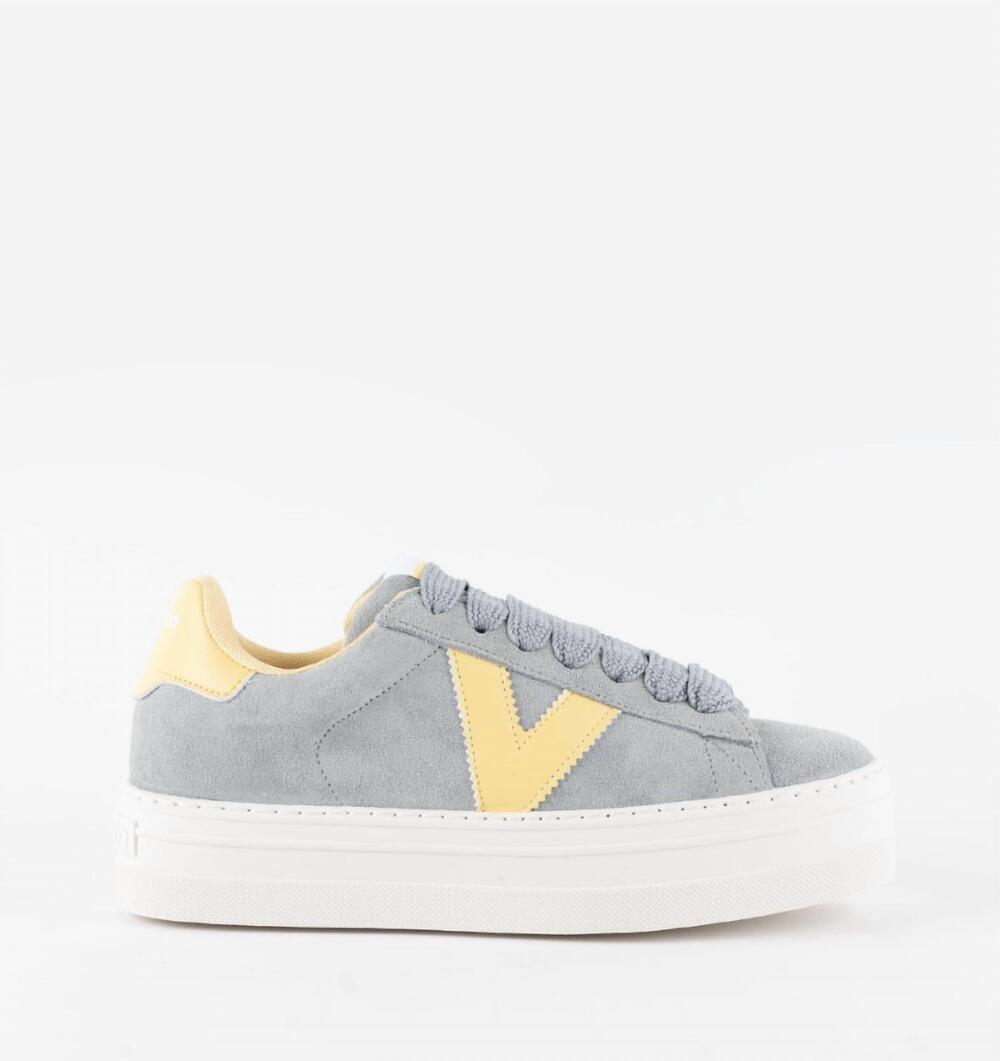 NEW VICTORIA women's barcelona platform shoes in azul